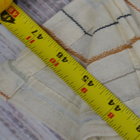 PARACHUTE Stripe Beach Blanket 100% Cotton Natural Size 90" × 80" NWOT - Picture 10 of 11